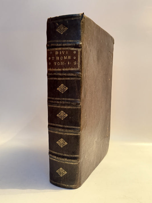 Luis de Molina's Commentary on Thomas Aquinas 1593 First Edition