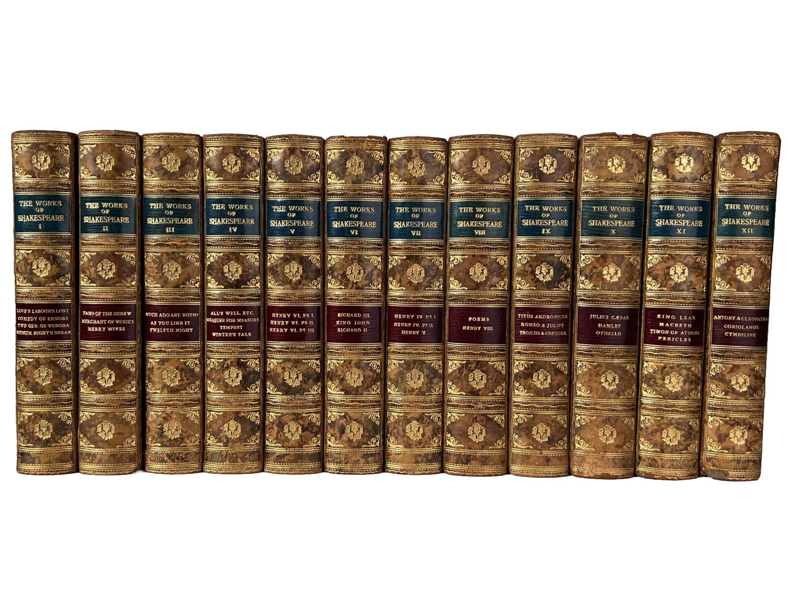 Works of William Shakespeare in 12 Volumes – WoodPaz Books Ltd