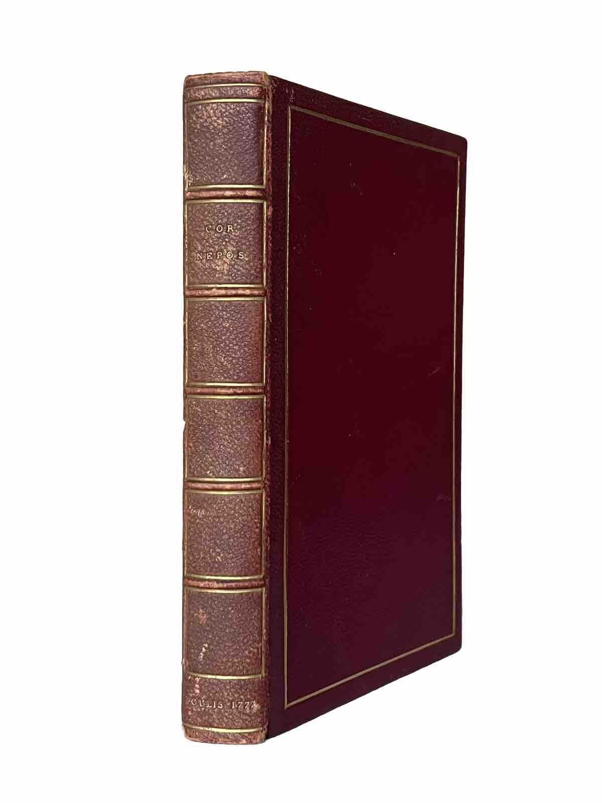 Cornelius Nepos Ancient Roman Biographies 1777 Foulis Press