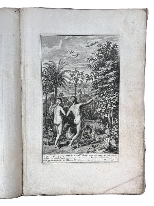 A Stunning Set of 40 HUGE Biblical Prints / Plates After G. Hoet (c.1700)