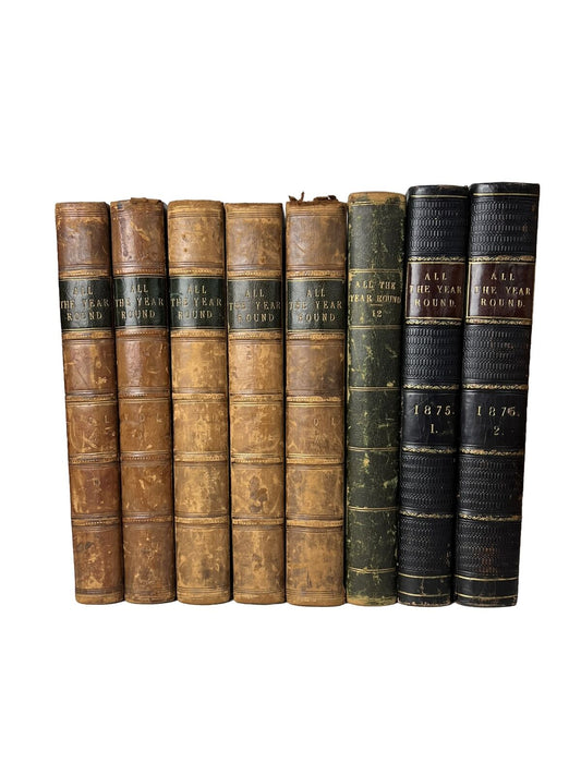 All the Year Round by Charles Dickens 1860-1875 First Editions & Later