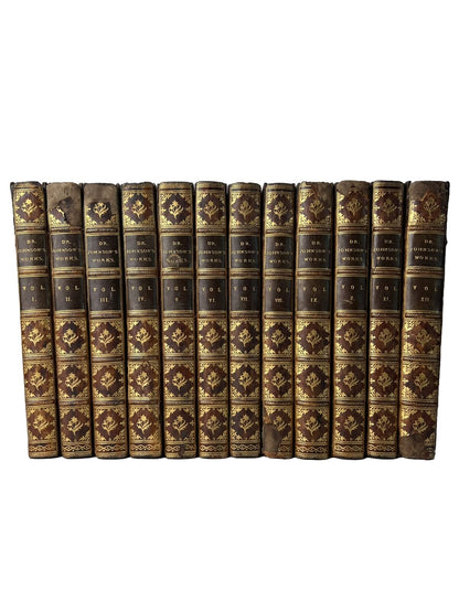 The Works of Samuel Johnson in 12 Vols 1801 The Arthur Murphy Edition