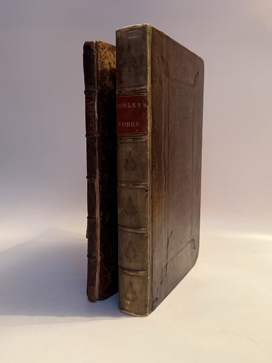 The Works of Abraham Cowley 1674-1689