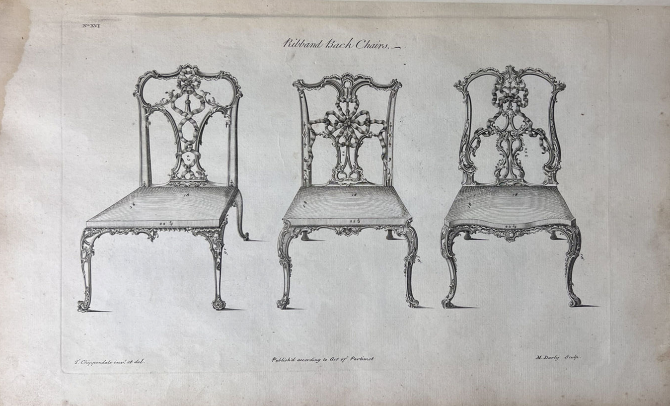 Gentleman and Cabinet Maker's Director by Thomas Chippendale 1754 First Edition