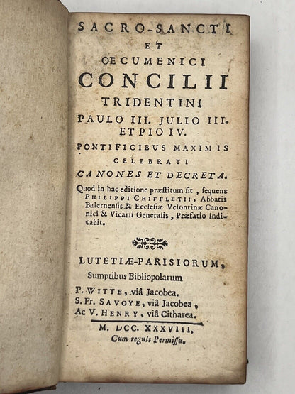 The History of the Council of Trent 1738