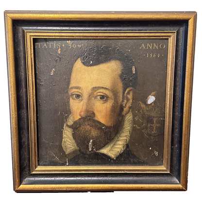 Portrait of a Gentleman c.1564; English School - perhaps Sir Francis Walsingham