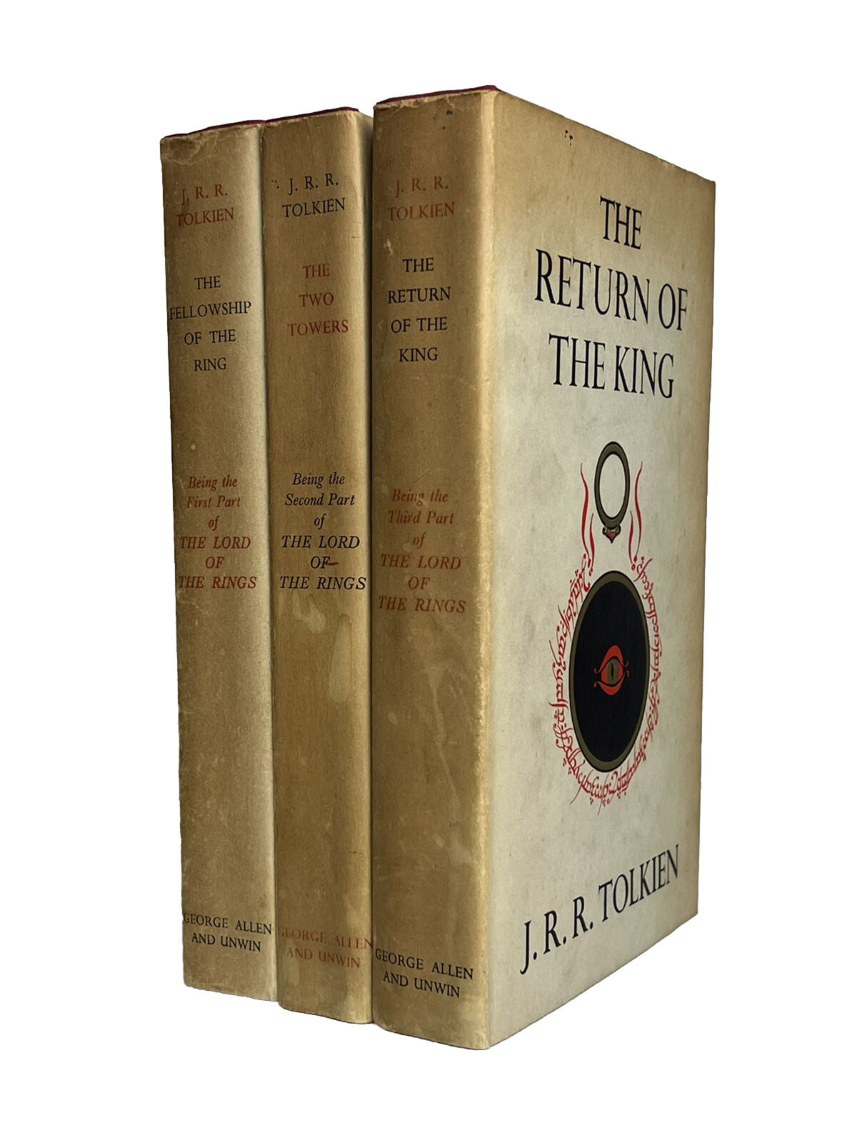 The Lord of the Rings by J.R.R. Tolkien; First Edition Set 11/8/7