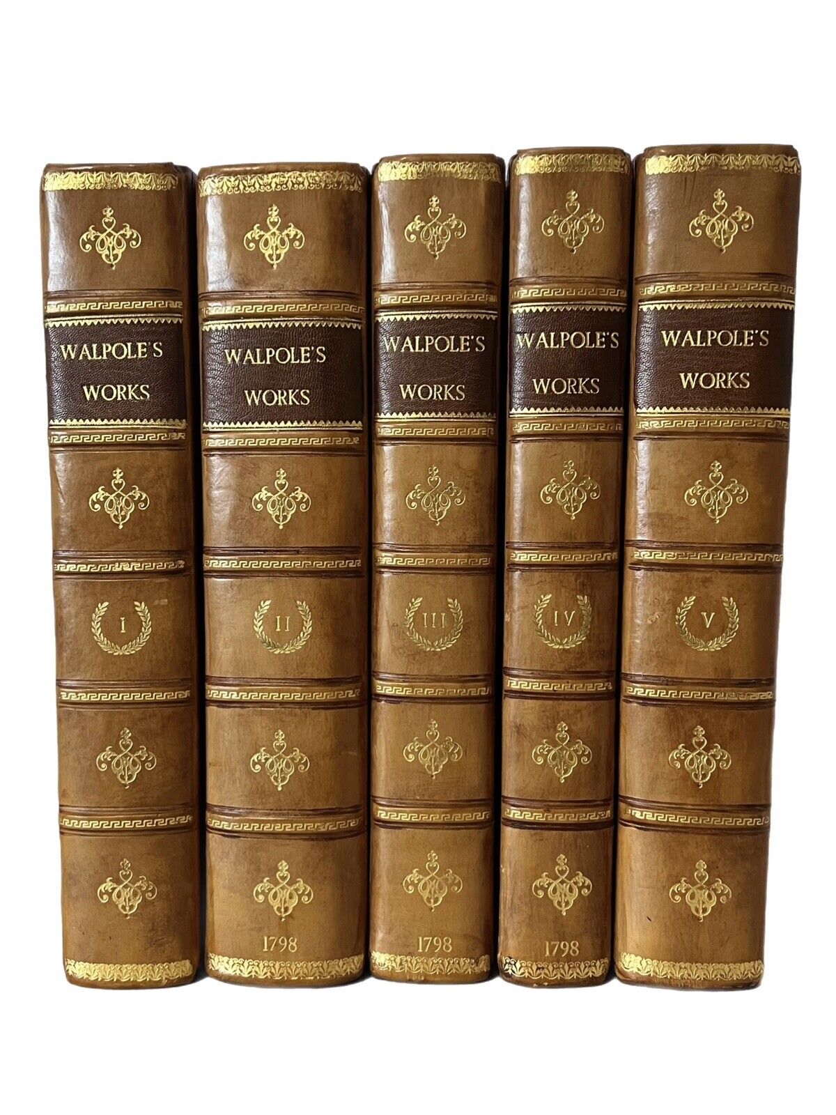 The Works of Horatio Walpole 1798 First Collected Edition