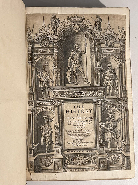 The History of Great Britain by John Speed 1627