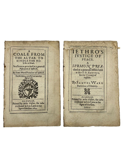 Two Sermon Pamphlets by Samuel Ward 1627