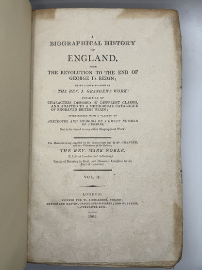 Granger's Biographical History of England 1804-6