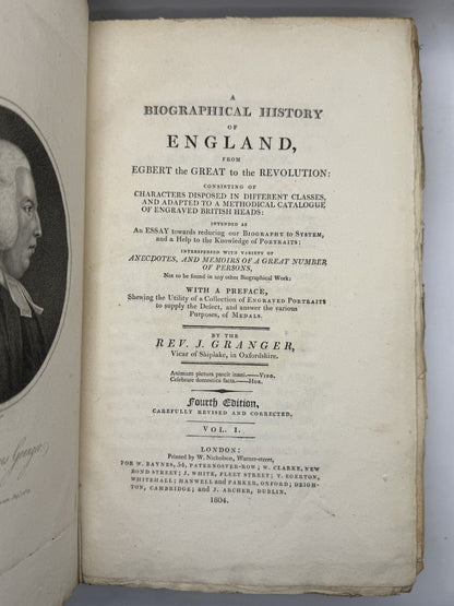 Granger's Biographical History of England 1804-6