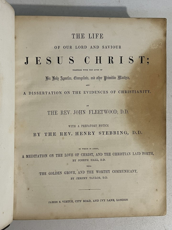 The Life of Our Lord and Saviour Jesus Christ & His Apostles c.1860